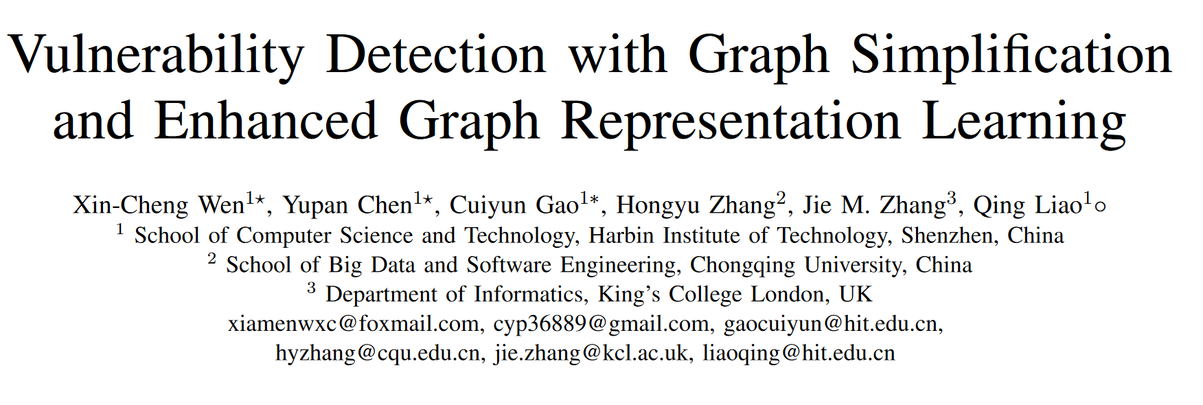 『论文笔记』Vulnerability Detection with Graph Simplification and Enhanced Graph Representation Learning